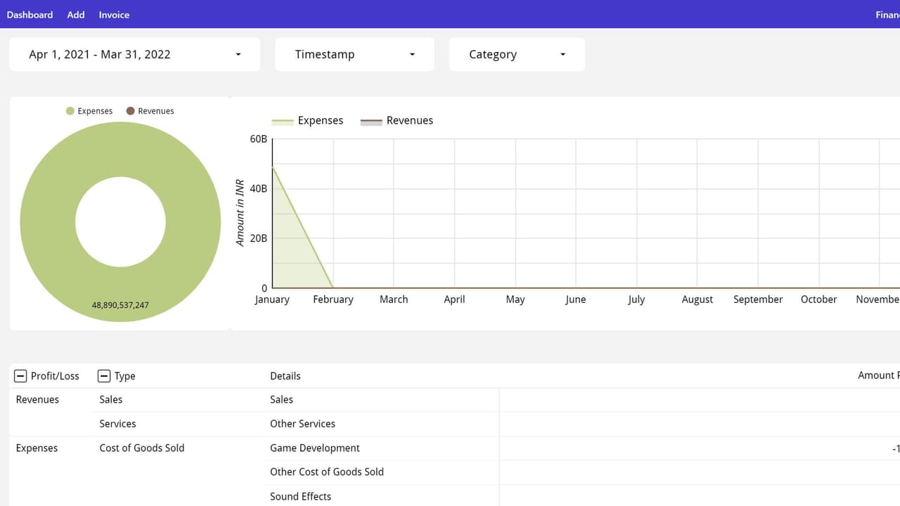 Accounting Software with Google Sheets screenshot 2