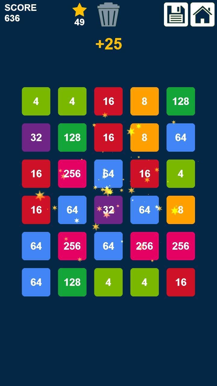 Swap n Merge Numbers 2048: Match 3 Puzzle screenshot 4