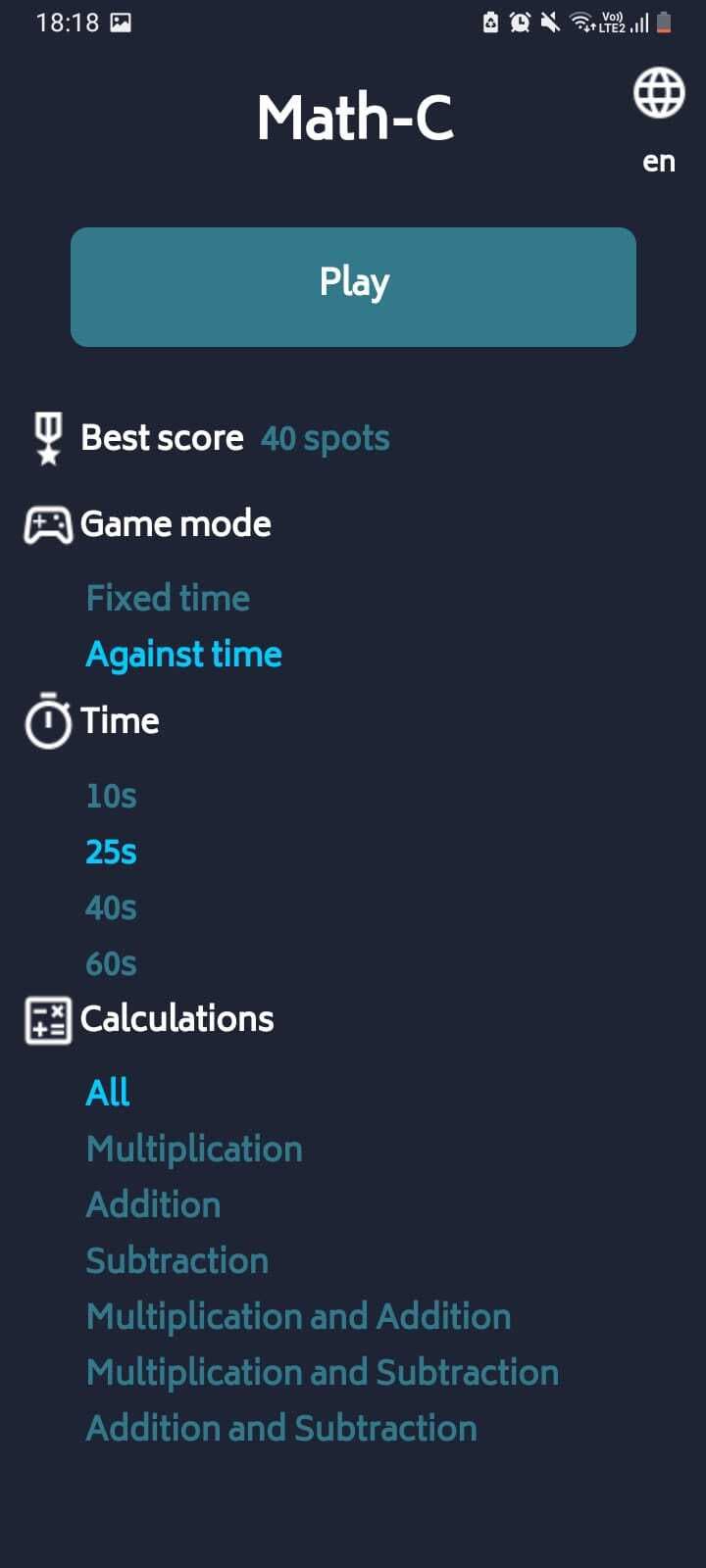 Math-C screenshot 2