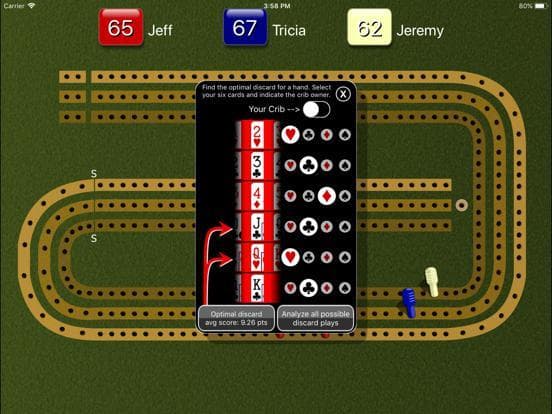 Cribbage Pegboard screenshot 6