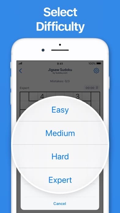 Jigsaw Sudoku by Sudoku.com screenshot 5
