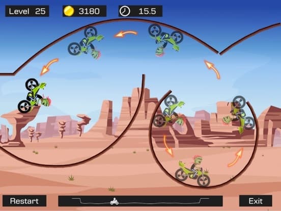 Top Bike Lite-Motorcycle Stunt screenshot 3
