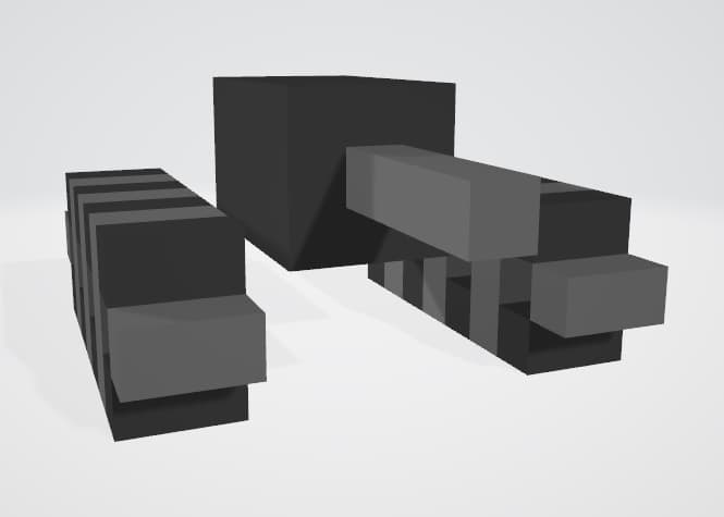 simple voxel tank screenshot 2