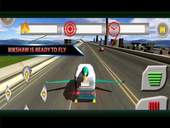Flying autonomous tuk tuk: adventurous ride screenshot 3