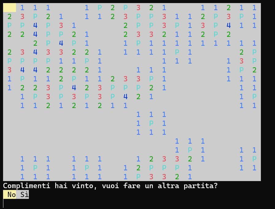 Mine Sweeper for Command Prompt