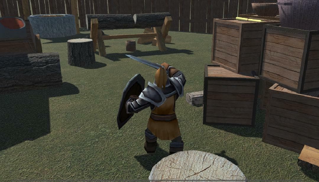Little knight helps out screenshot 2
