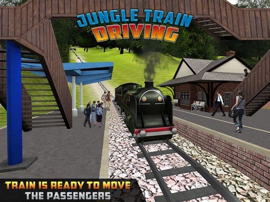 Jungle Train driving: Passenger transport Game screenshot 5