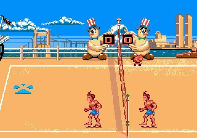 OCEAN BEACH VOLLEY - Sega Megadrive screenshot 3