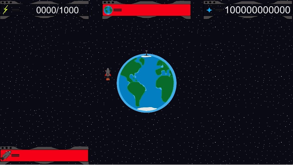 Astroids in space
