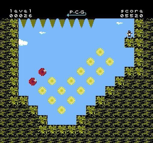 Plummet Challenge Game (NES Homebrew) screenshot 4