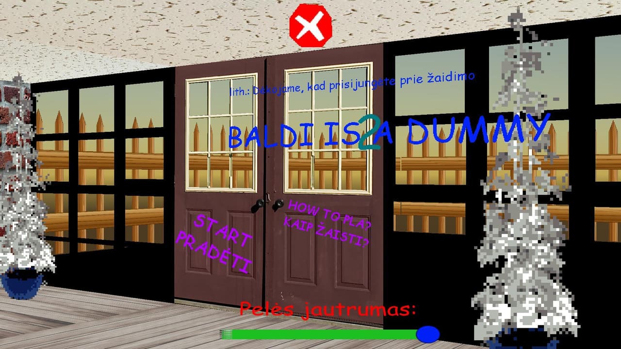 The Abandoned House in Lithuania Baldi Dummy 2