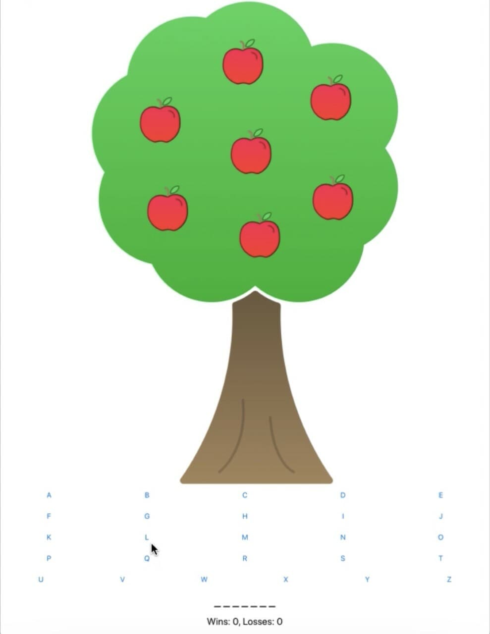 Apple Pie (Hangman)