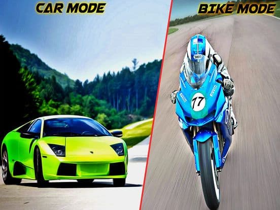 VR - Crazy Traffic ( Bike and Car ) Racing
