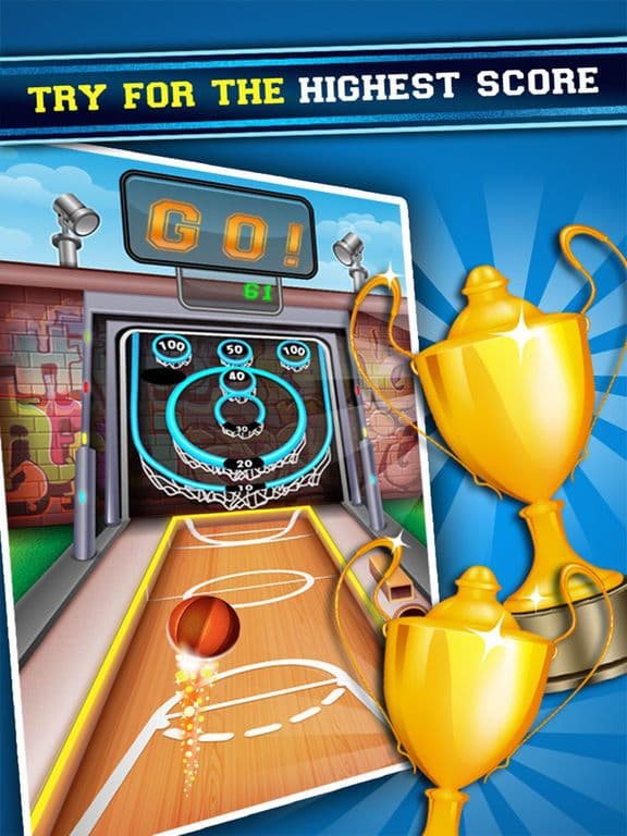 Urban Hoop Shot Basketball Bowling screenshot 3