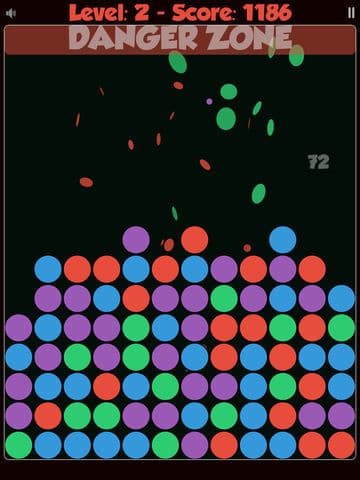 Color Crush: a puzzle game about matching 3 bubbles or more with the same color screenshot 4