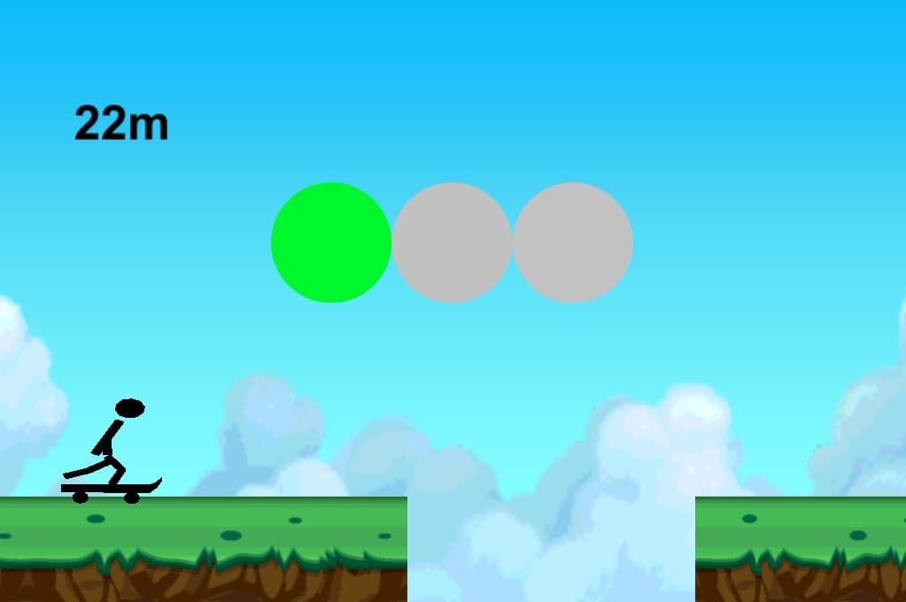 Skater skateboard stickman