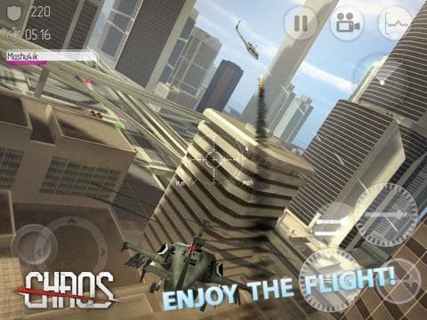 CHAOS Combat Copters HD - #1 Multiplayer Helicopter Simulator 3D screenshot 4