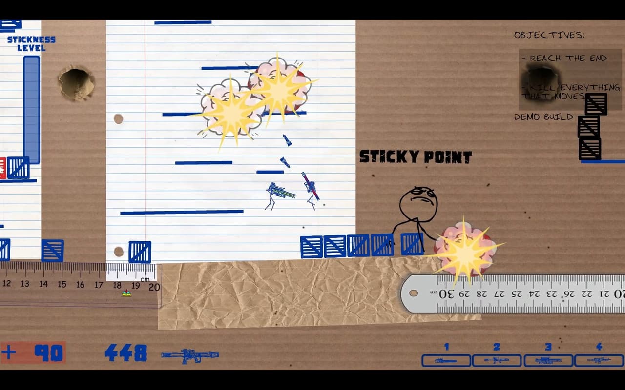 Serious Stickness - Stickman 2D Shooter screenshot 2