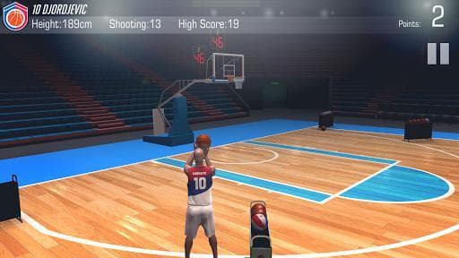 Three Point Contest - My Basketball Team screenshot 2