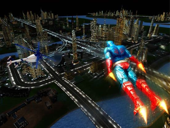 Flying Bat Hero Simulator screenshot 5