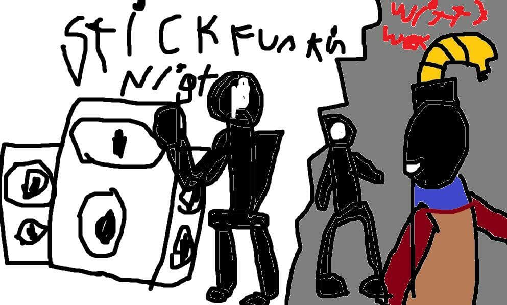 Stick night funkin + whitty week