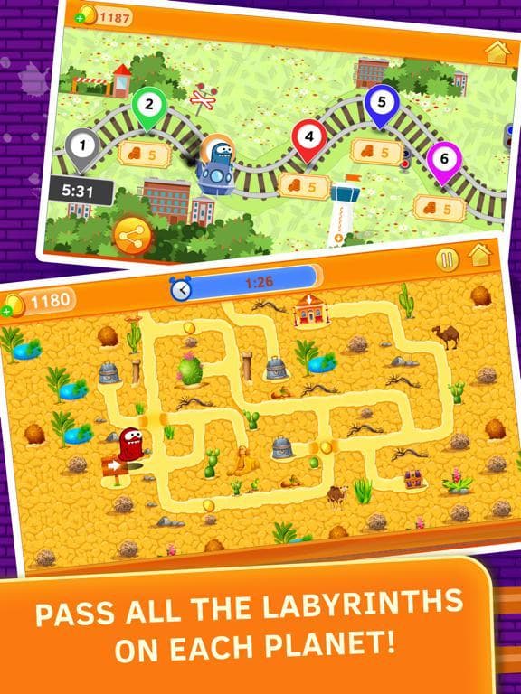 Little ghost maze game screenshot 3