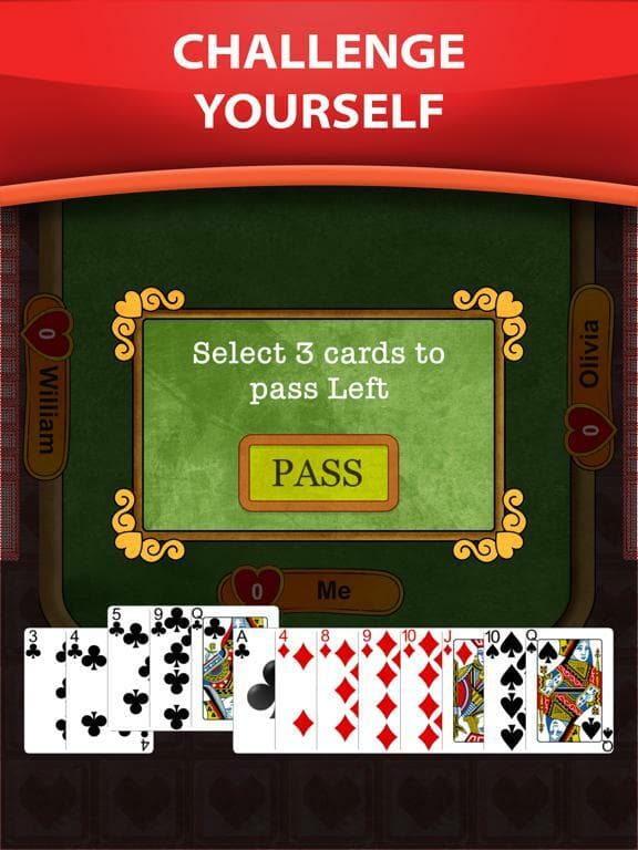 Hearts - Deal and Play! screenshot 3