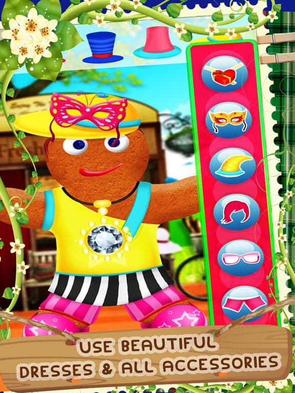 Gingerbread Man Dress Up Mania Pro - Addictive Fun Maker Games for Kids, Boys and Girls screenshot 5