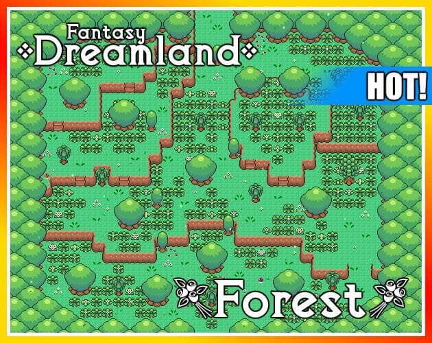 Fantasy Dreamland - Forest 600+ tiles! screenshot 2