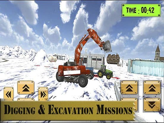 Real Construction Excavator: Heavy Duty Crane