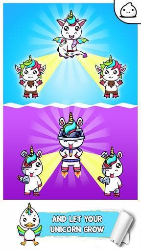 Unicorn Evolution 2 Idle Cute Clicker Game Kawaii screenshot 3