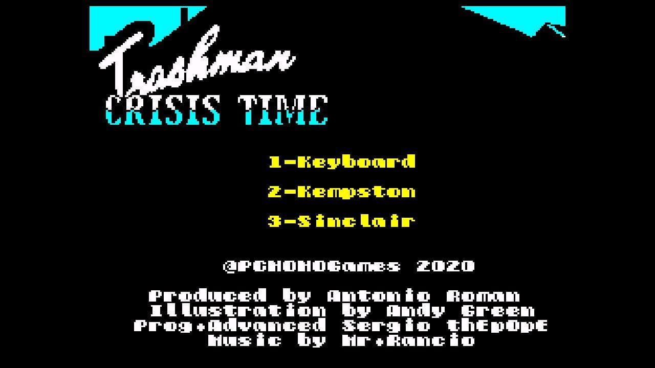 TRASHMAN Crisis Time ZX Spectrum 48/128k screenshot 5