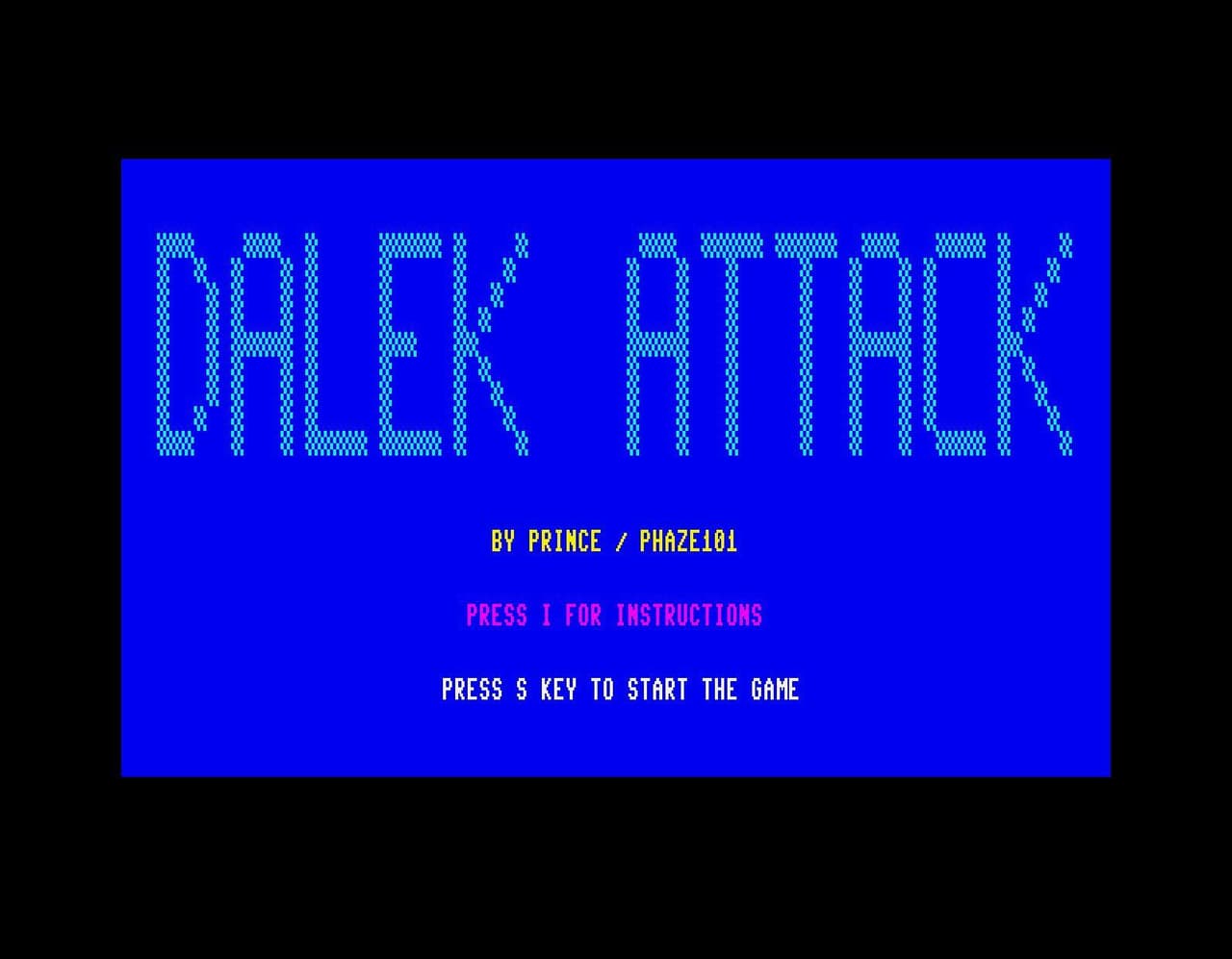 Dalek Attack (Mega65) screenshot 2