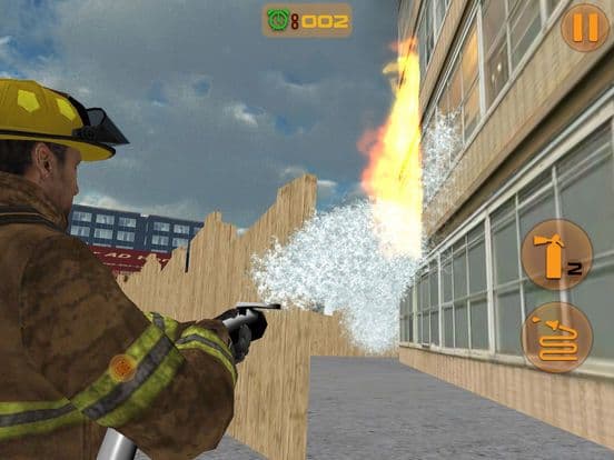 FireFighter truck driver real hero emergency parking screenshot 2