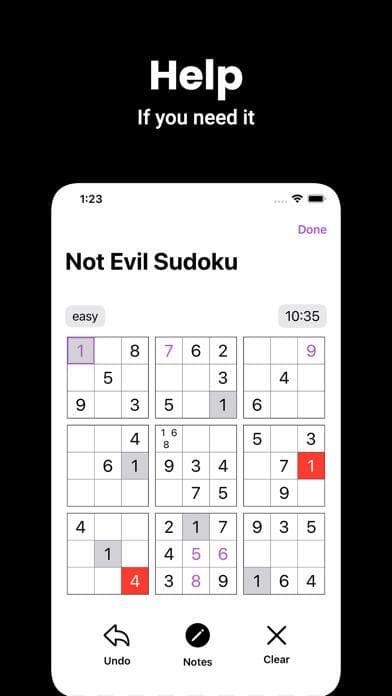 Not Evil Sudoku screenshot 4