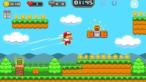 Super Jim Jump - pixel 3d screenshot 4