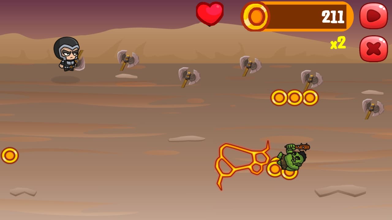 Brave knight runner screenshot 5