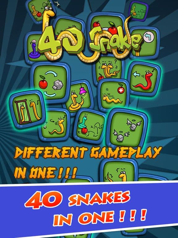 Snake All-in-One - 40 classic snake gamebox screenshot 2