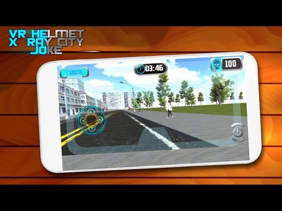 VR Helmet X-ray City Joke