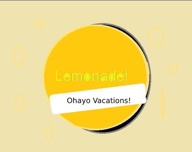 Lemonade: Ohayo Vacations!