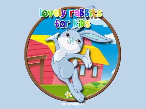 lovely rabbits for kids - free screenshot 2