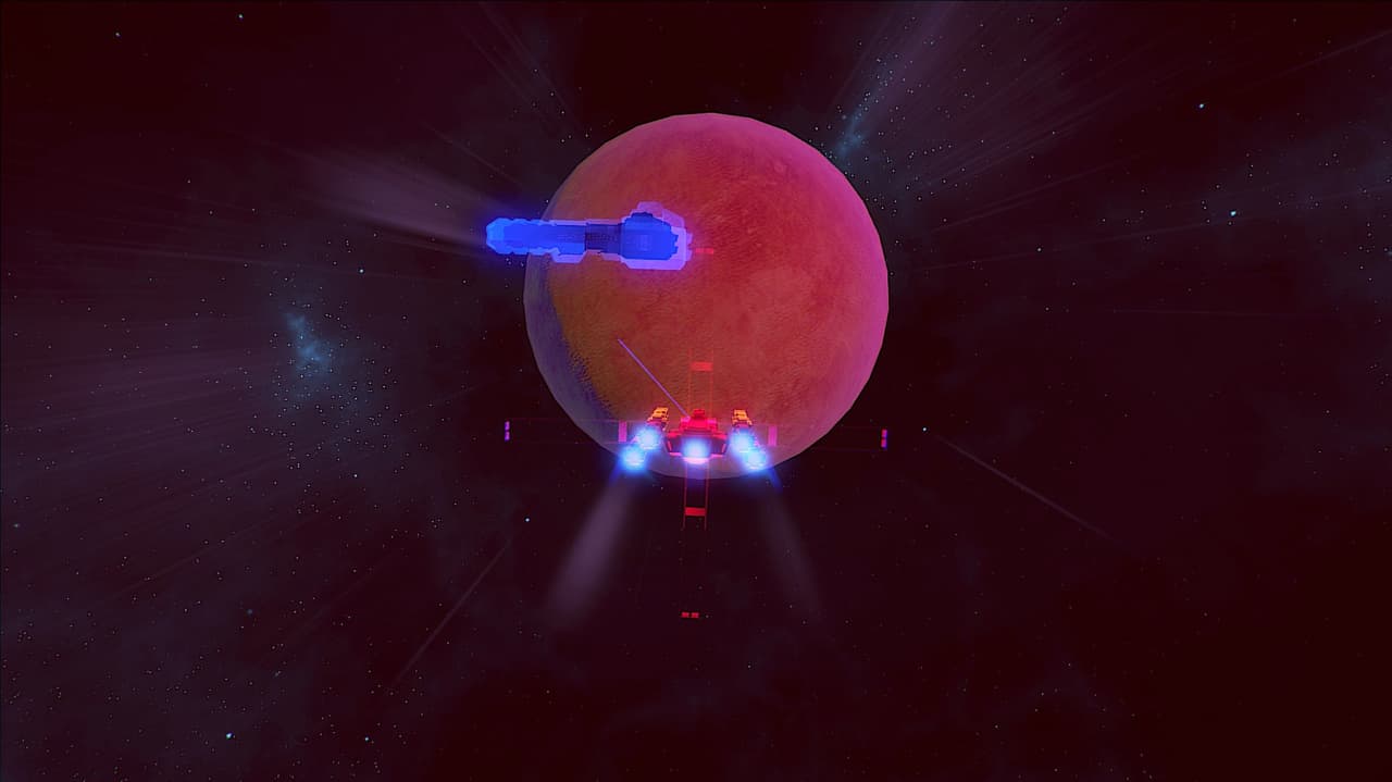 Lost Satellite: Synthwave Flyer screenshot 2