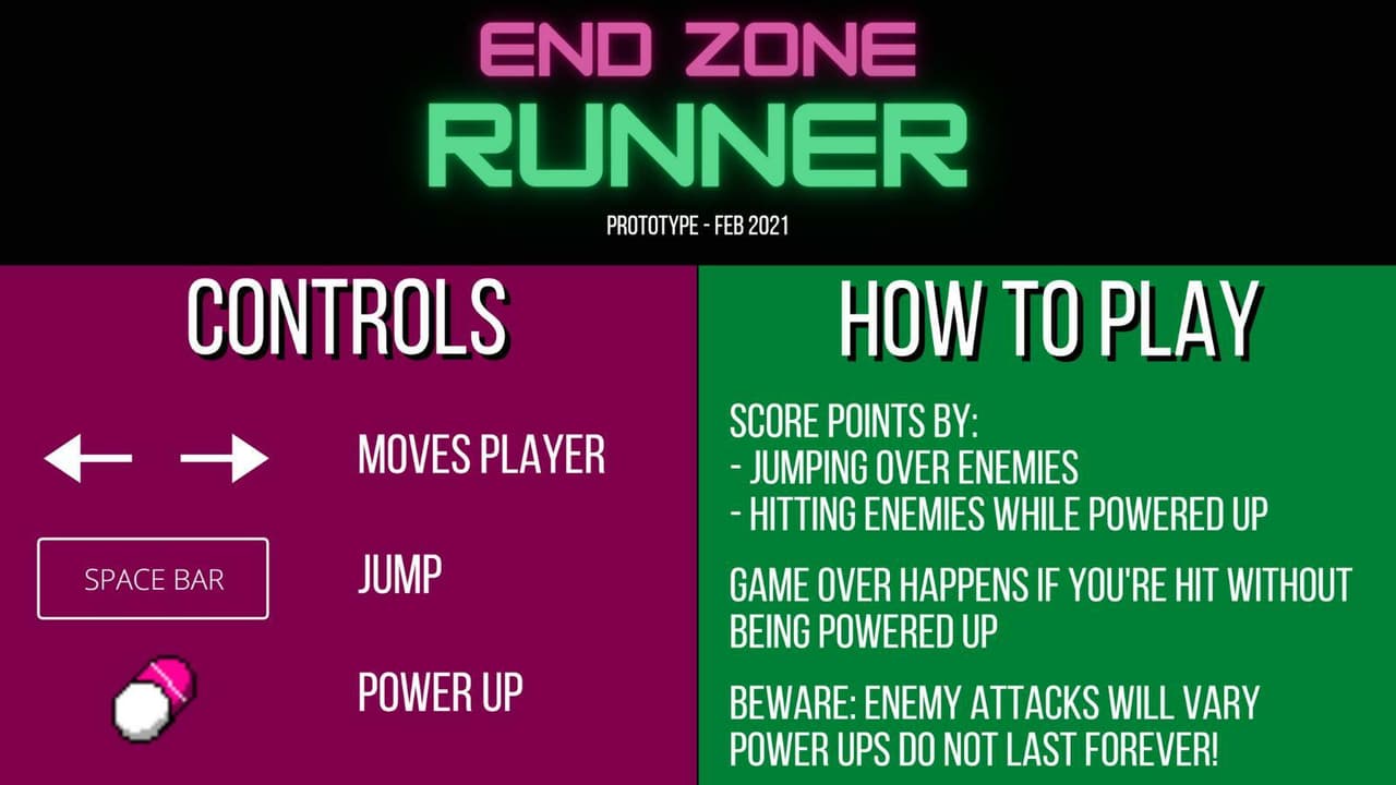 End Zone Runner (Prototype) screenshot 2