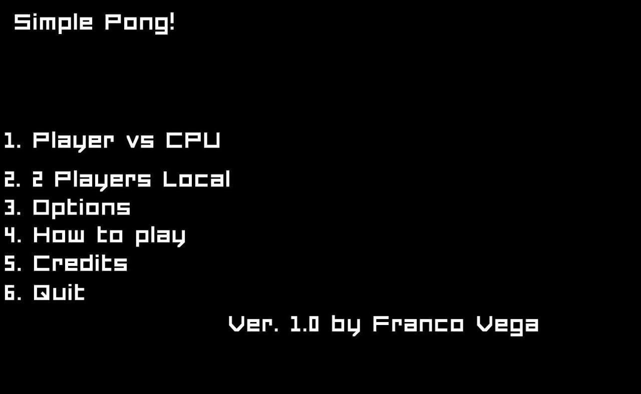 Simple! Pong [SIGIL] screenshot 2