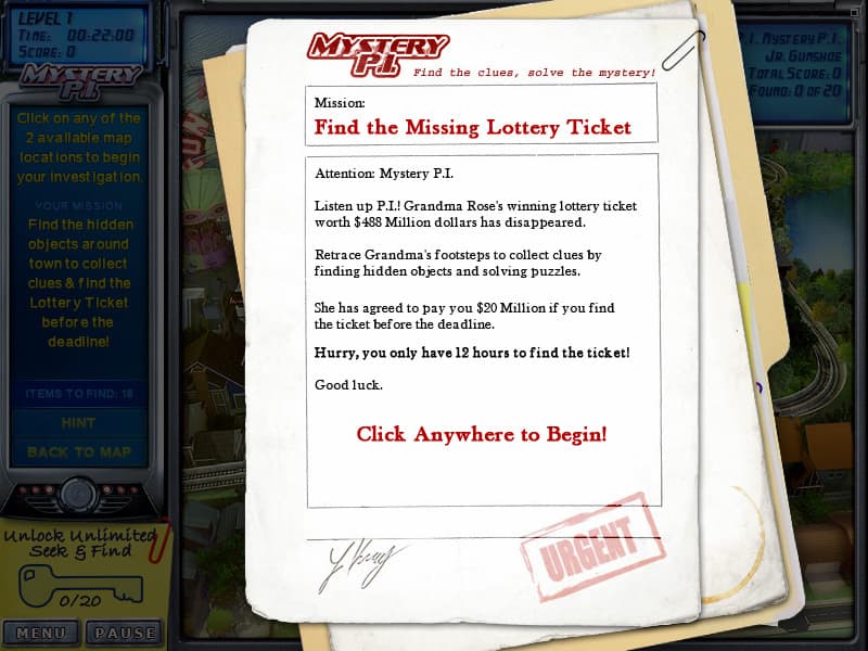 Mystery P.I. - The Lottery Ticket screenshot 4