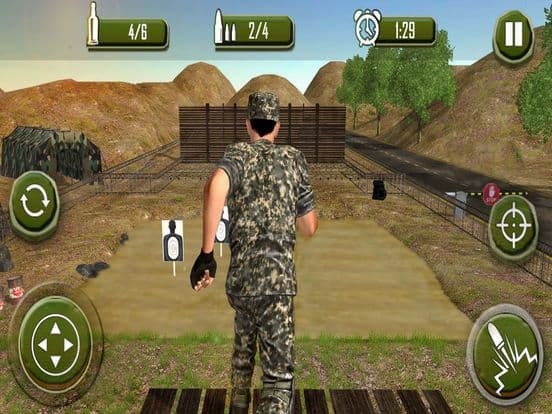 US Army Training: Bottle Shoot & Obstacle Camp