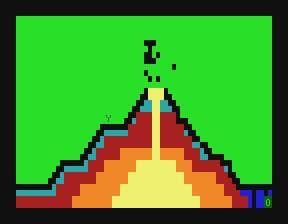 Volcano Rescue (Tandy TRS-80 MC10) by Jim Gerrie