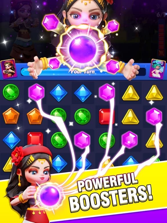 Jewel Party- Match 3 PVP screenshot 4