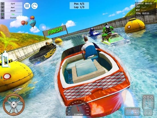 Speed Boat Driving Game 2021 screenshot 4