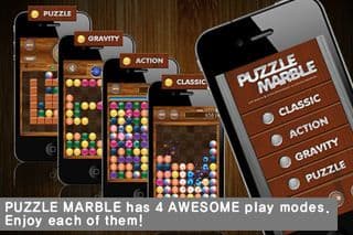 Puzzle Marble Free screenshot 2